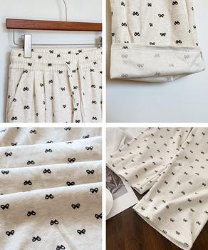 薄手スウェットパンツ ワイドパンツ　レディース パジャマパンツ ゆったり イージーパンツ 送料無料 即日発送-9