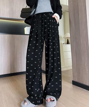 薄手スウェットパンツ ワイドパンツ　レディース パジャマパンツ ゆったり イージーパンツ 送料無料 即日発送-2