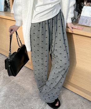 薄手スウェットパンツ ワイドパンツ　レディース パジャマパンツ ゆったり イージーパンツ 送料無料 即日発送-6