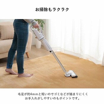 ラグ 選べる 厚み 約185×185 厚さ2.3cm　正方形 撥水 ホットカーペッ 厚み選べる 撥水ラグ ウード 送料無料-3