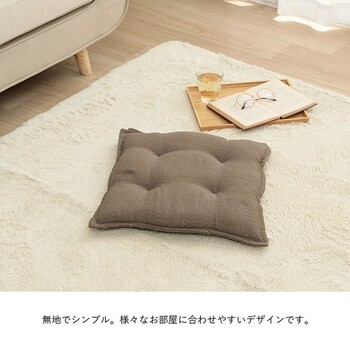 クッション 約43×43cm シート 無地 国産 ループ シート 4個セット 送料無料-3