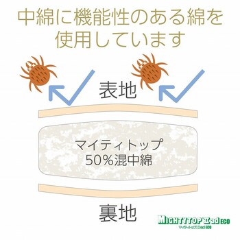 寝具 快適睡眠 ベッドパッド 約120×200cm 洗える 抗菌 消臭 アレル物質吸着 ベッドパッド 防ダニ 送料無料-5