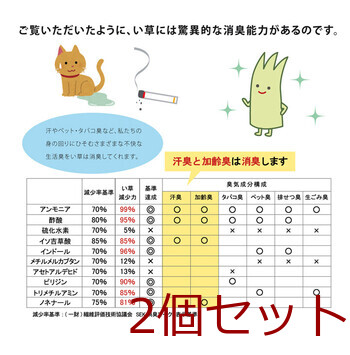 インソール ジュニア メンズ レディース 消臭 抗菌 い草インソール ネイビー い草インソール 2個セット 送料無料-7