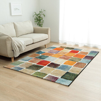 ラグ ラグマット 約80×140cm カラフル 抗菌防臭 消臭効果 玄関用 パレット 送料無料-9