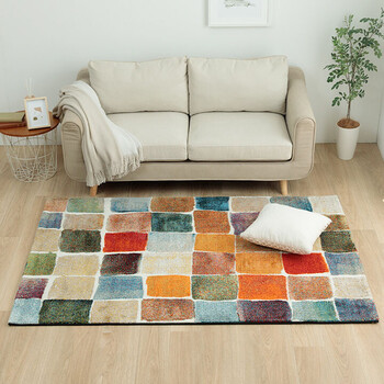 ラグ ラグマット 約80×140cm カラフル 抗菌防臭 消臭効果 玄関用 パレット 送料無料-10