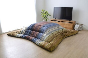 こたつ布団 約205×245cm 正方形 長方形 ラディ ギャッベ柄 掛け単品 送料無料-18