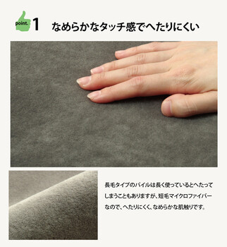 ラグ 新生活 ラグ カーペット 約130×185cm　洗える 無地 イーズ 裏 すべりにくい加工 ホットカーペット対応 送料無料-1