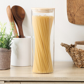 木蓋耐熱キャニスター1700ml 6個セット 送料無料-5