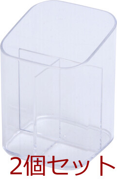 PSコスメ収納 3仕切りブラシスタンド 2セット 送料無料-1