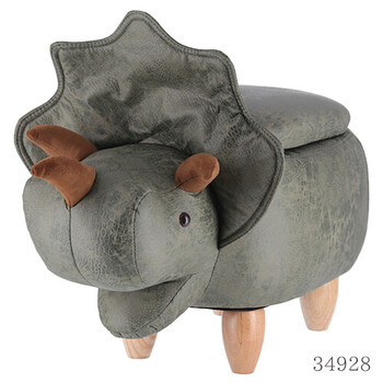 アニマルスツール 収納付き　サイ　ゾウ　ダイナソー 送料無料-2