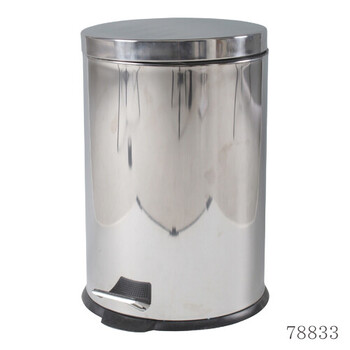 ステンレス ラウンド ペダルペール20L 送料無料-2