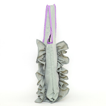 配色 フリルトートバッグ A4対応 定番 SMIRNASLI サミールナスリ 送料無料 即日発送-12