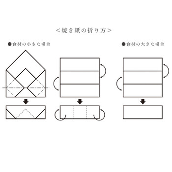 奉書焼き紙 小200枚入　キッチン 日本製 送料無料-3