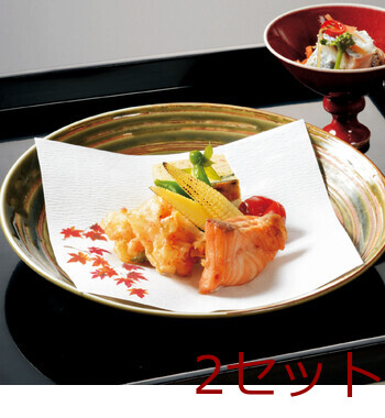 クレープ奉書和紙 5寸グルメ敷紙 100枚入 14柄 無地 キッチン 日本製 2セット 送料無料-15