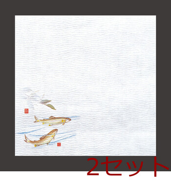 クレープ奉書和紙 5寸グルメ敷紙 100枚入 14柄 無地 キッチン 日本製 2セット 送料無料-19