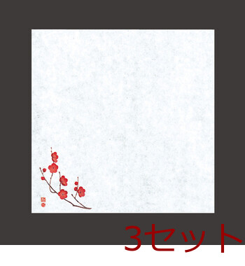 無蛍光紙 4寸御所の花 耐油天紙 100枚入 10柄 キッチン 日本製 3セット 送料無料-11