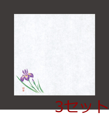 無蛍光紙 4寸御所の花 耐油天紙 100枚入 10柄 キッチン 日本製 3セット 送料無料-14