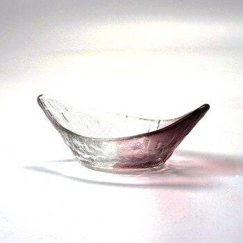 硝子ミニ小付 浮舟 若水 浅紫 若草 6個セット 送料無料-4