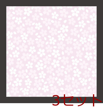 3寸 花小紋敷紙 100枚入 4柄 キッチン 日本製 3セット 送料無料-1