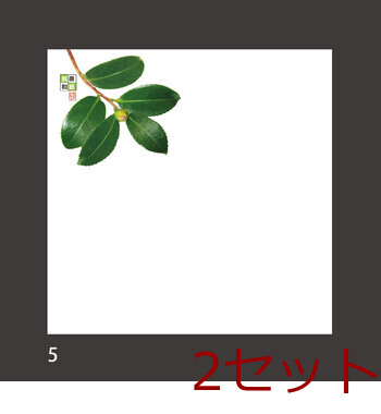 4寸 抗菌この葉敷紙 5柄 100枚入 キッチン 日本製 2セット 送料無料-4