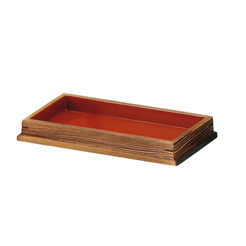 ひのき 焼杉 カスタ—台 内朱 送料無料-1