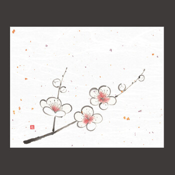 4×5寸花風情 無蛍光紙OPおもてなし懐敷手貼り 100枚入 9柄 キッチン 日本製 送料無料-10