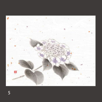 4×5寸花風情 無蛍光紙OPおもてなし懐敷手貼り 100枚入 9柄 キッチン 日本製 送料無料-4