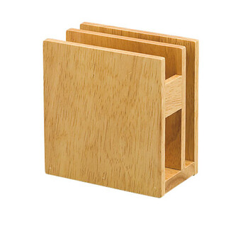 SC 木製ナプキン&メニュースタンド ブラウン ナチュラル 送料無料-2