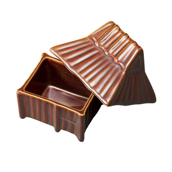 蓋付田舎家小付 3個セット 送料無料-1