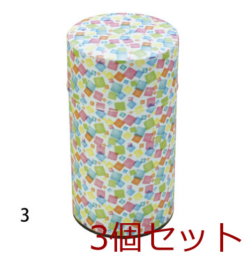ぽッかん ファンタジー L 4柄展開 キッチン インテリア雑貨 お茶缶 日本製 3セット 送料無料-2