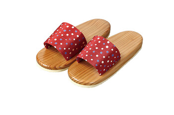 白木下駄 黒塗下駄 水玉 男性用 女性用 サンダル エクステリア雑貨 店舗備品 送料無料-3