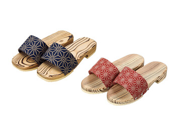 焼杉サンダル 麻の葉 男性用 女性用 エクステリア雑貨 店舗備品 送料無料-6