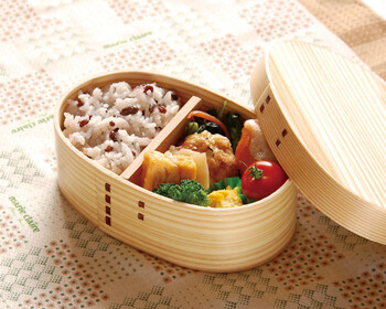 曲げわっぱ弁当箱 スリム ナチュラルキッチン 送料無料-2