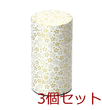 ぽッかん 絢爛 kenran L 市松 波 花 キッチン インテリア雑貨 お茶缶 日本製 3セット 送料無料-2