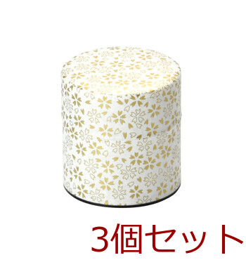 ぽッかん 絢爛 kenran S 市松 波 花 キッチン インテリア雑貨 お茶缶 日本製 3セット 送料無料-2