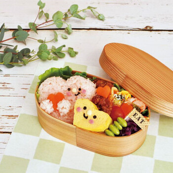 日本の弁当箱 網代小判 丸型 Cool Japan ナチュラルキッチン 日本製 送料無料-5