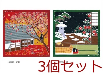 たまのお散歩 小風呂敷 日本の風景 猫 四季12柄 Cool Japan インテリア キッチン 日本製 3セット 送料無料-6