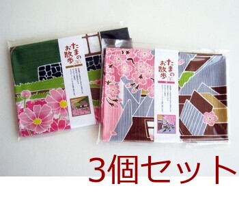 たまのお散歩 小風呂敷 日本の風景 猫 四季12柄 Cool Japan インテリア キッチン 日本製 3セット 送料無料-7