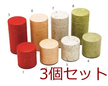 ぽッかん S オレンジ ナチュラル グリーン レッド お茶缶 キッチン 日本製 3個セット 送料無料-10