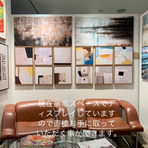 LUMIRA アートパネル 2枚1セット ミニマル モダン 北欧 インテリア ジャパンディ グレー ベージュ 送料無料-16