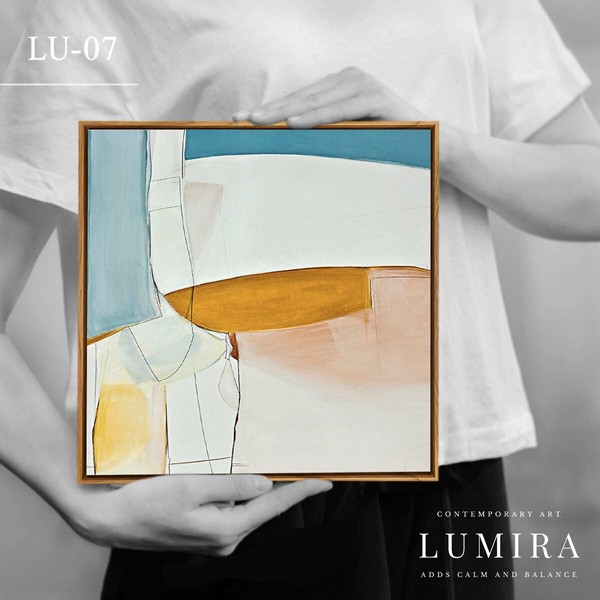 LUMIRA アートパネル 2枚1セット ミニマル モダン 北欧 インテリア ジャパンディ グレー ベージュ 送料無料-2