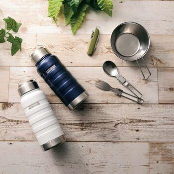 MINDFREEマインドフリーステンレスボトル550mlネイビー 送料無料 即日発送-3