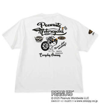 大きいサイズ FLAGSTAFF×PEANUTS スヌーピーコラボ半袖Tシャツ 3L 4L 5L 6L 8L ホワイト ラッピング可 送料無料 即日発送-0