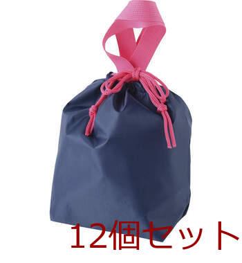巾着ミニトート BD083 ネイビー 12セット 送料無料-1