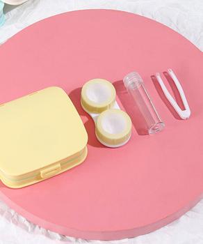 内鏡付きコンタクトレンズケースセット無地　コンタクトレンズボックス 5点セット 送料無料 即日発送-9