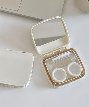 内鏡付きコンタクトレンズケースセット無地　コンタクトレンズボックス 5点セット 送料無料 即日発送-4