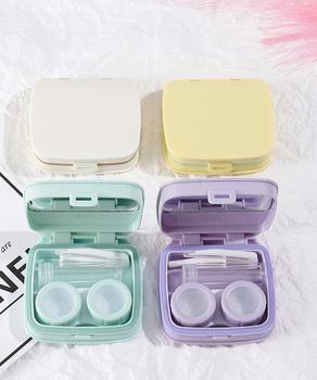 内鏡付きコンタクトレンズケースセット無地　コンタクトレンズボックス 5点セット 送料無料 即日発送-5