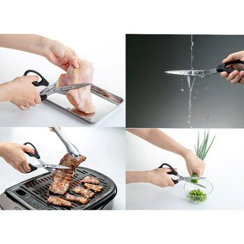 匠の技 ステンレス製 キッチンはさみロングタイプ G 2033 送料無料-4