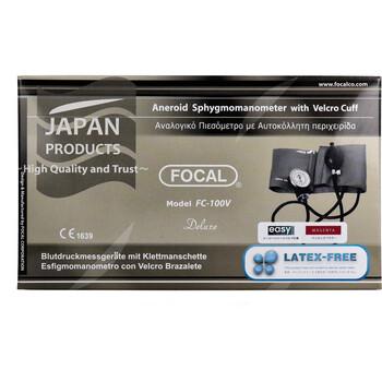ＦＯＣＡＬ アネロイド血圧計 ＦＣ １００Ｖ イージーリリースバルブ付 ナイロンカフ マゼンダ 送料無料-2