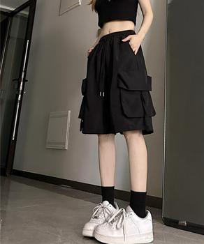 カーゴショートパンツ 5分丈ハーフパンツ 送料無料 即日発送-3